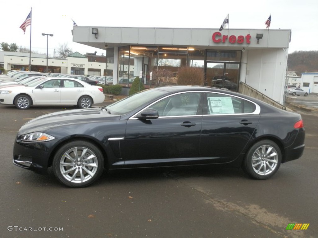 Azurite Blue Metallic Jaguar XF