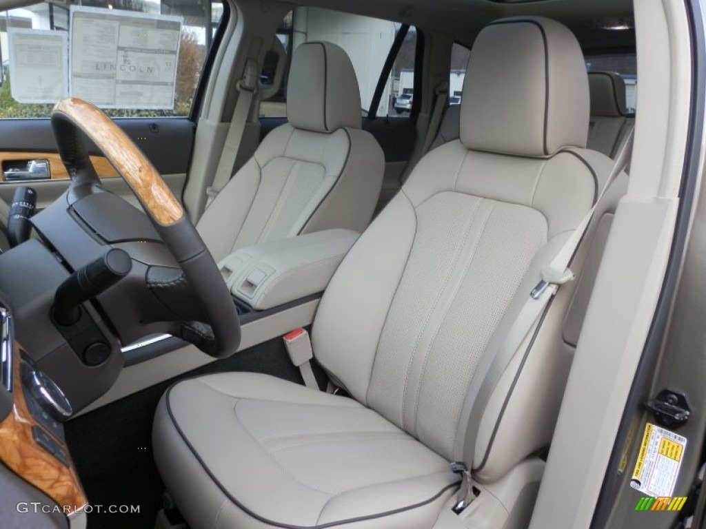 Medium Light Stone Interior 2012 Lincoln MKX AWD Photo #57203296