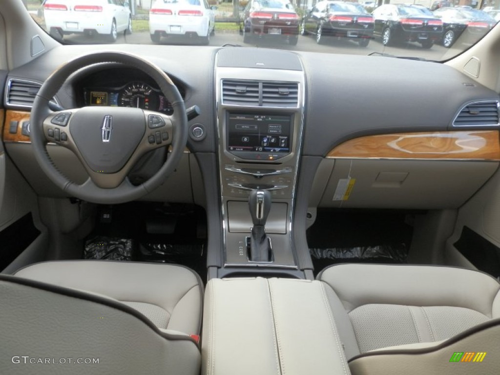 2012 Lincoln MKX AWD Medium Light Stone Dashboard Photo #57203317