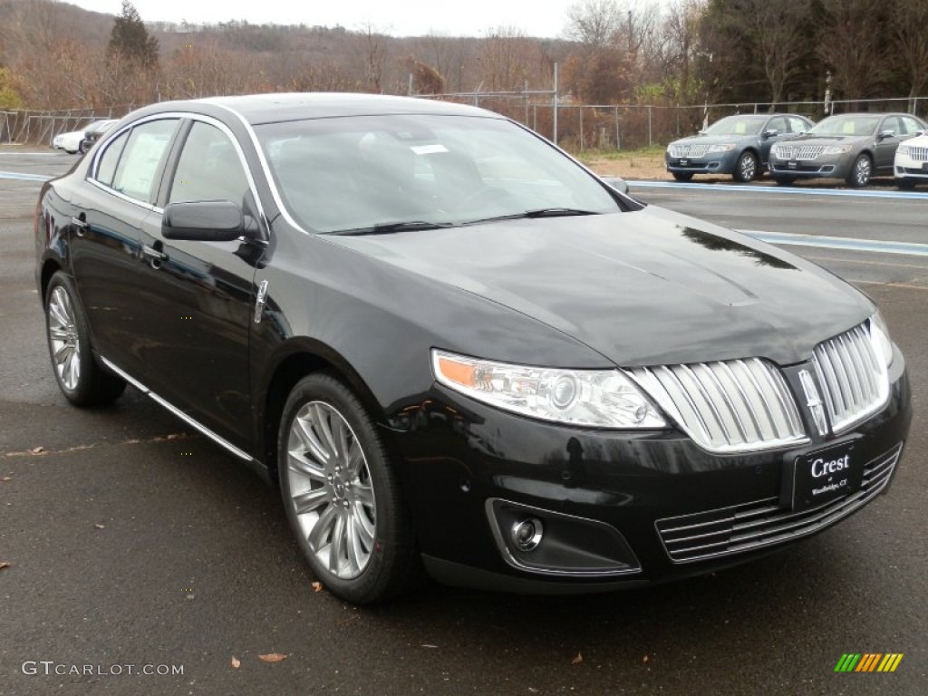 2012 MKS EcoBoost AWD - Tuxedo Black Metallic / Charcoal Black photo #4