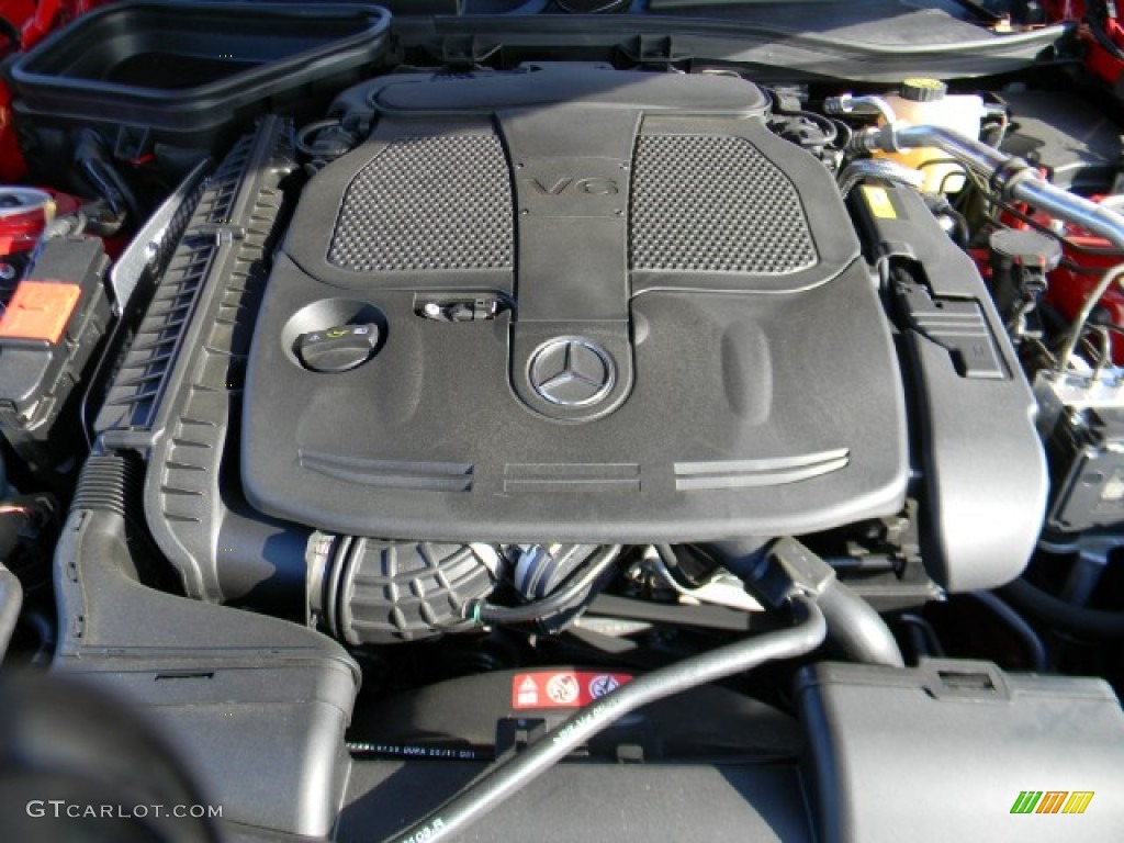 2012 Mercedes-Benz SLK 350 Roadster 3.5 Liter GDI DOHC 24-Vlave VVT V6 Engine Photo #57203948