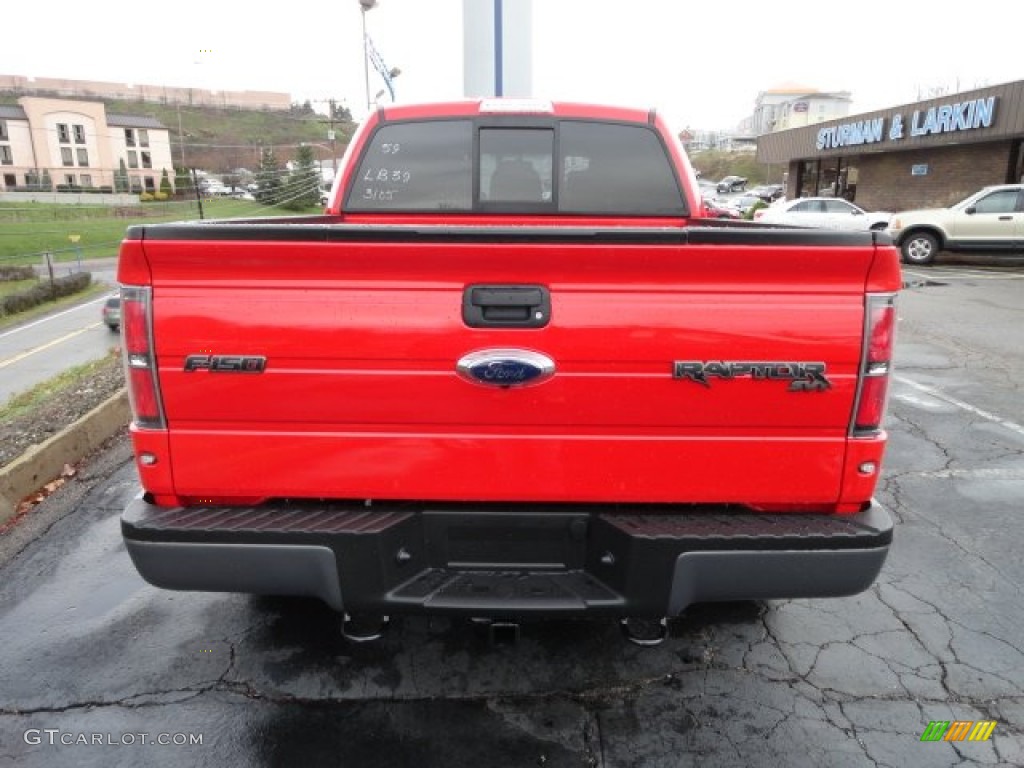 2012 F150 SVT Raptor SuperCrew 4x4 - Race Red / Raptor Black Leather/Cloth photo #3