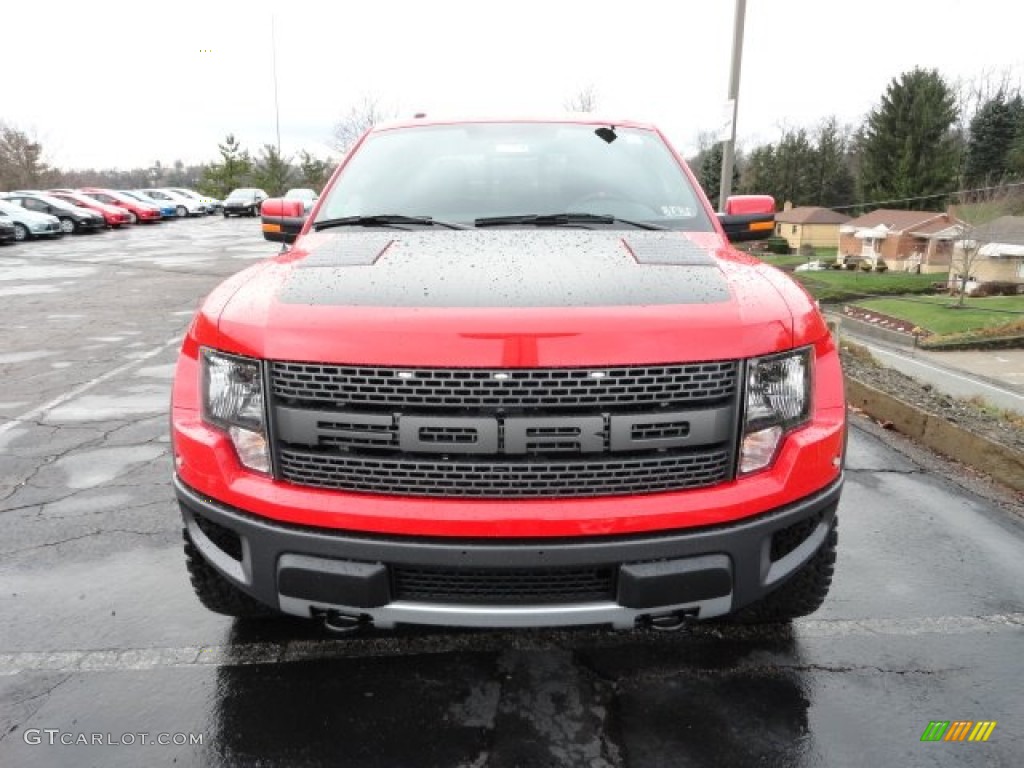 Race Red 2012 Ford F150 SVT Raptor SuperCrew 4x4 Exterior Photo #57204120