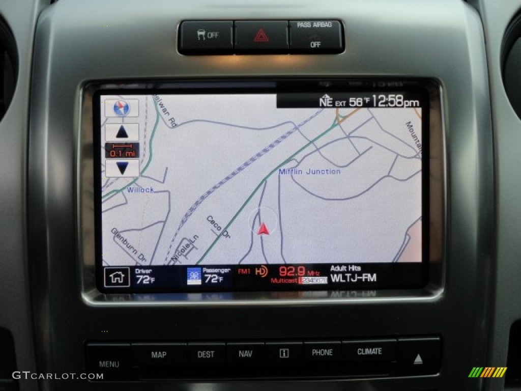 2012 Ford F150 SVT Raptor SuperCrew 4x4 Navigation Photo #57204184