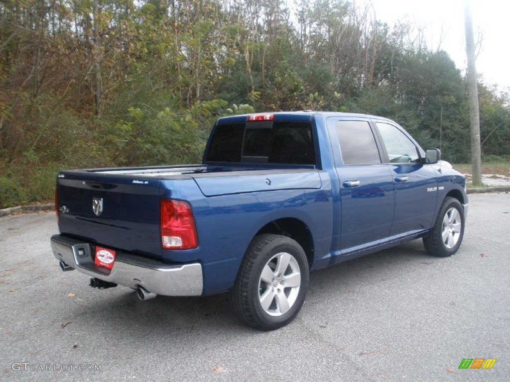 2009 Ram 1500 Lone Star Edition Crew Cab - Deep Water Blue Pearl / Dark Slate/Medium Graystone photo #3