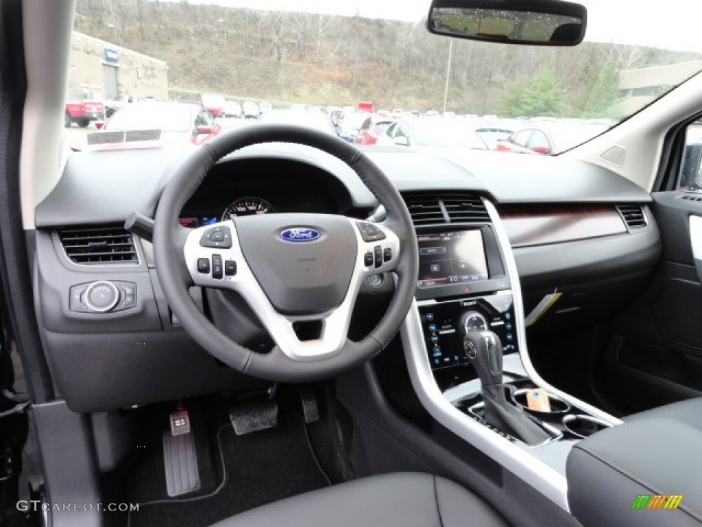 2012 Ford Edge Limited AWD Charcoal Black Dashboard Photo #57204301