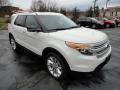 2012 White Platinum Tri-Coat Ford Explorer XLT 4WD  photo #1