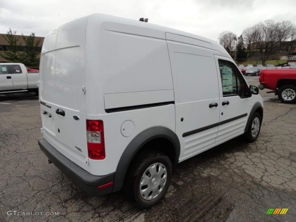Frozen White 2012 Ford Transit Connect XL Van Exterior Photo #57204637