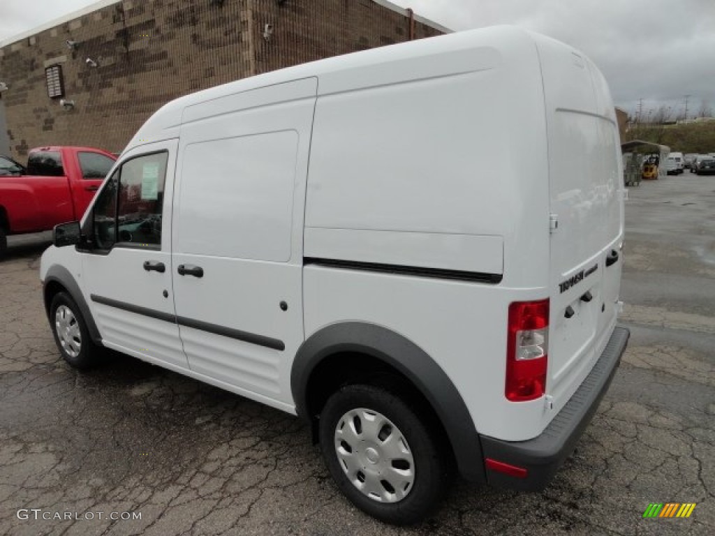 Frozen White 2012 Ford Transit Connect XL Van Exterior Photo #57204655