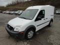 Frozen White 2012 Ford Transit Connect XL Van Exterior