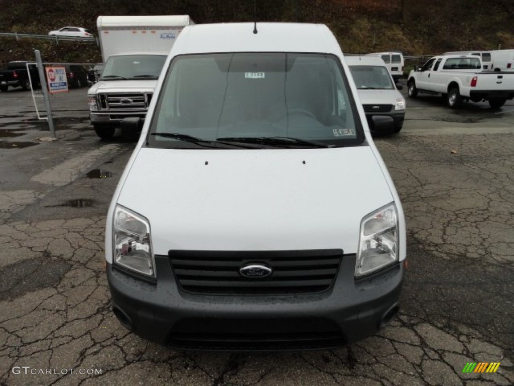 Frozen White 2012 Ford Transit Connect XL Van Exterior Photo #57204670