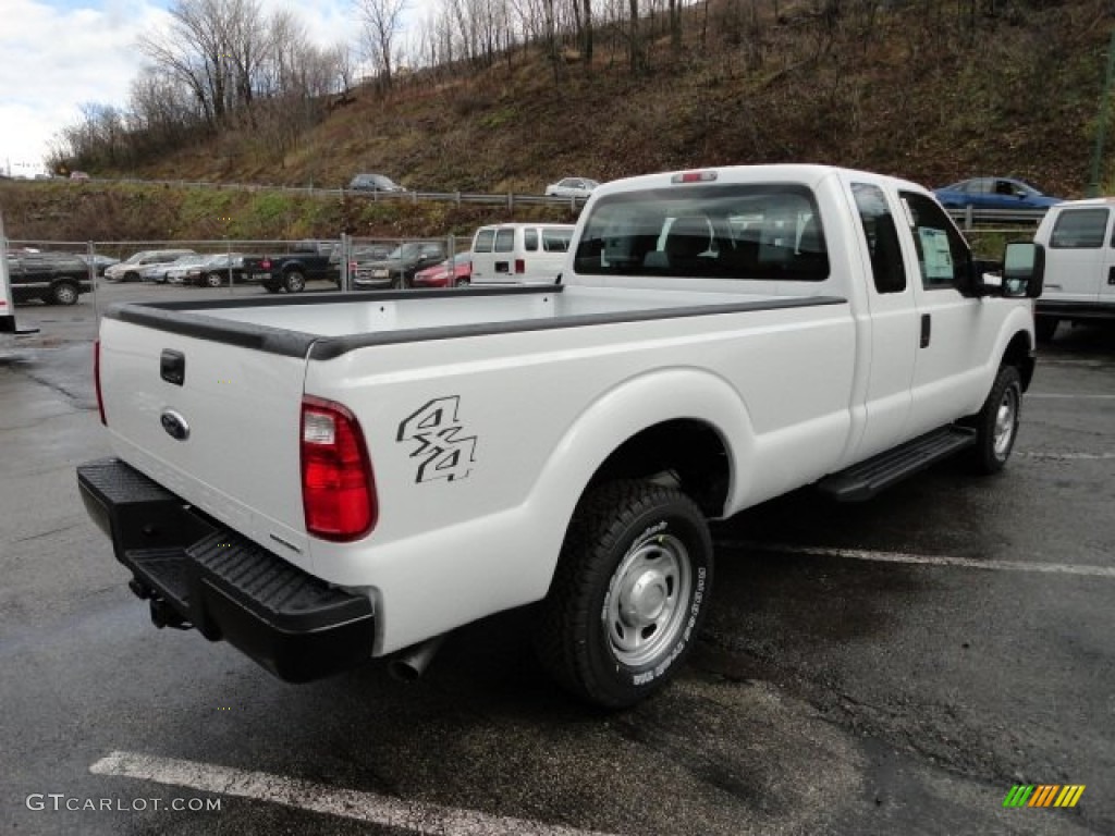 2012 F250 Super Duty XL SuperCab 4x4 - Oxford White / Steel photo #2