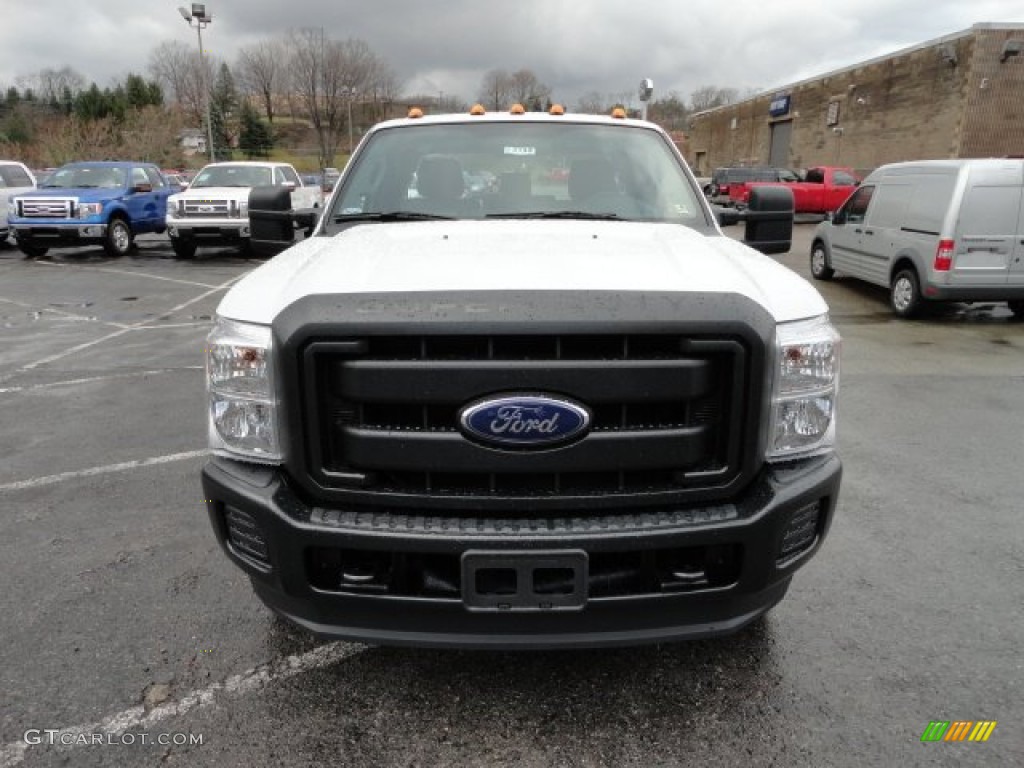 2012 F250 Super Duty XL SuperCab 4x4 - Oxford White / Steel photo #6