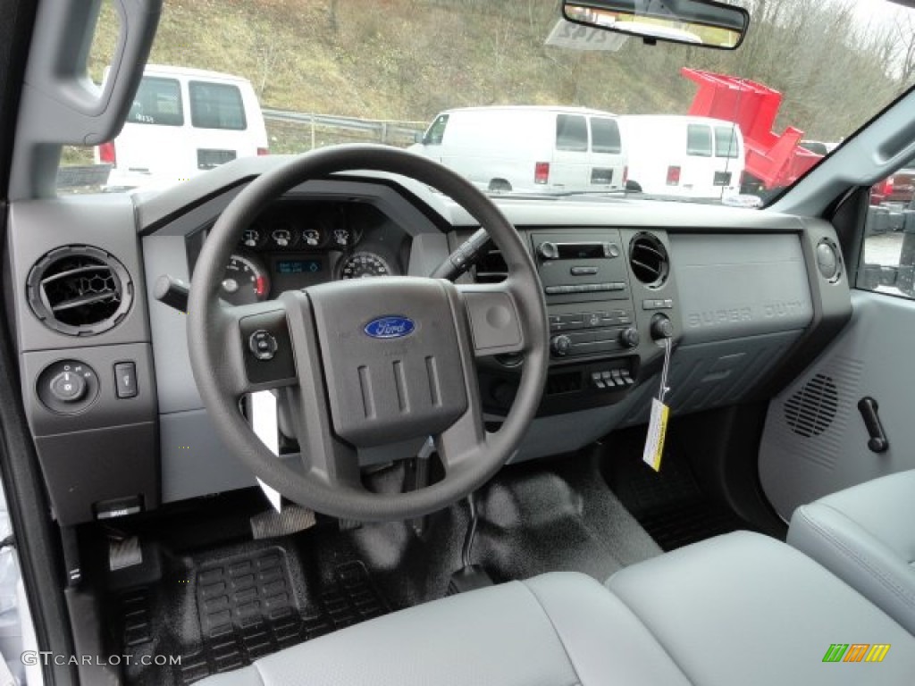 2012 Ford F250 Super Duty XL SuperCab 4x4 Steel Dashboard Photo #57204841