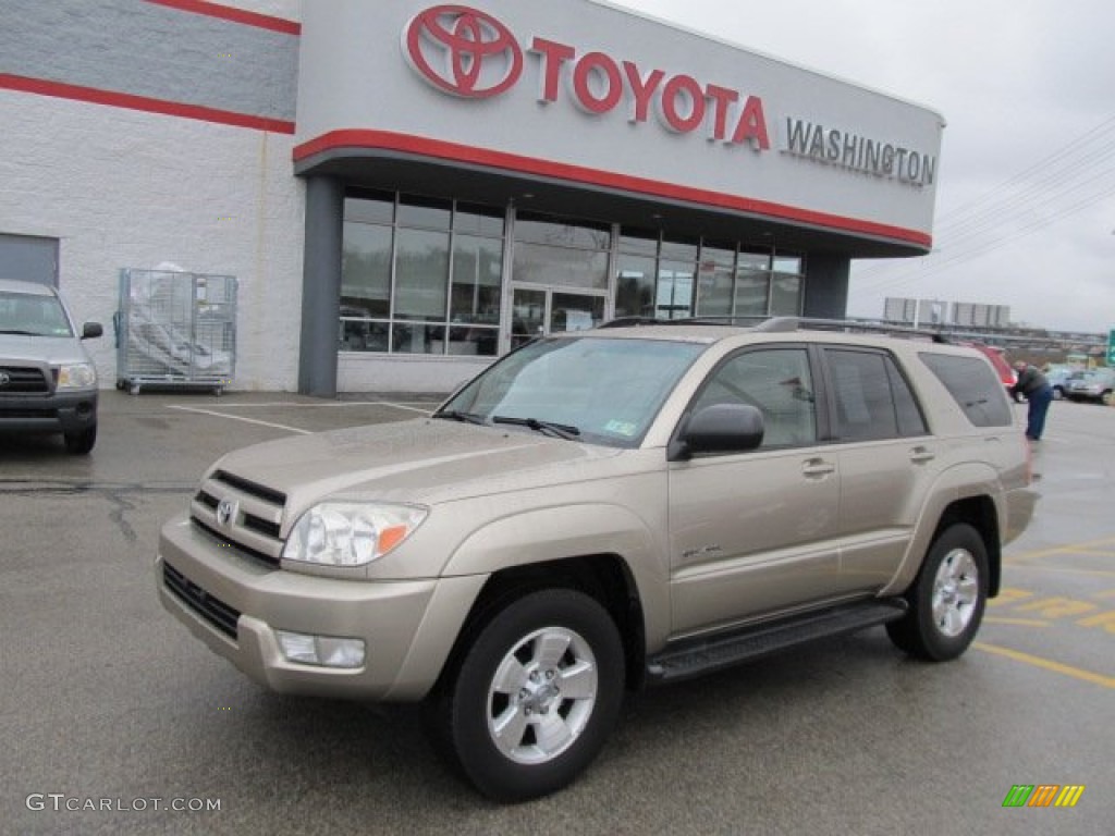 2004 4Runner SR5 4x4 - Dorado Gold Pearl / Taupe photo #1