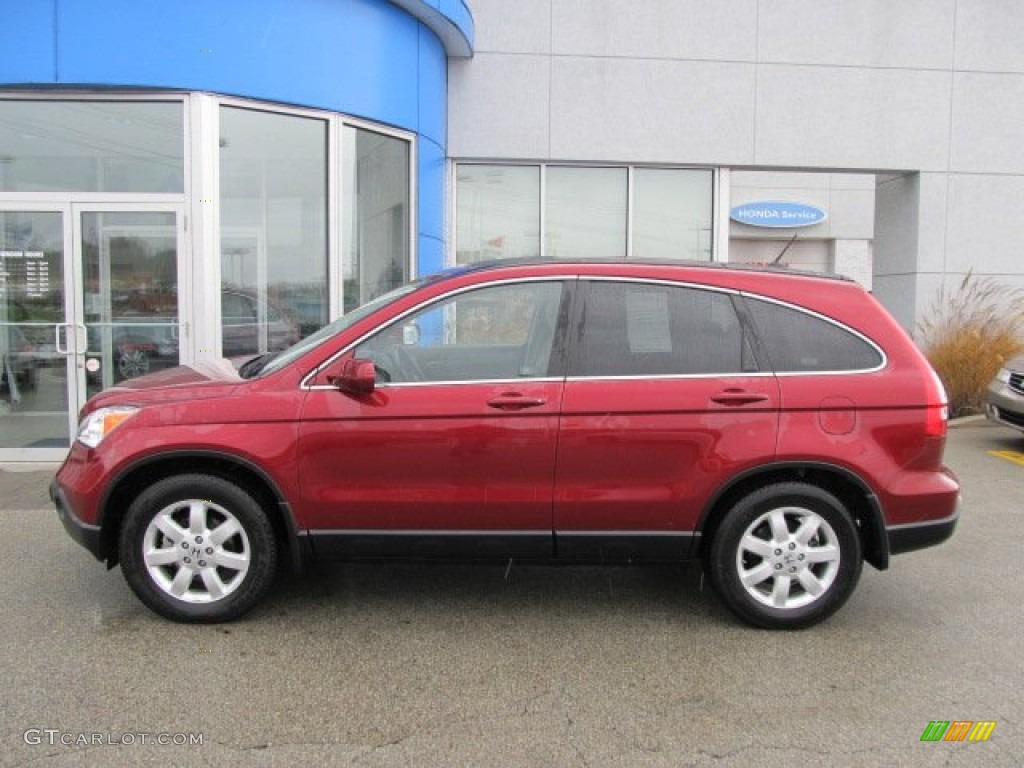 2008 CR-V EX-L 4WD - Tango Red Pearl / Ivory photo #3