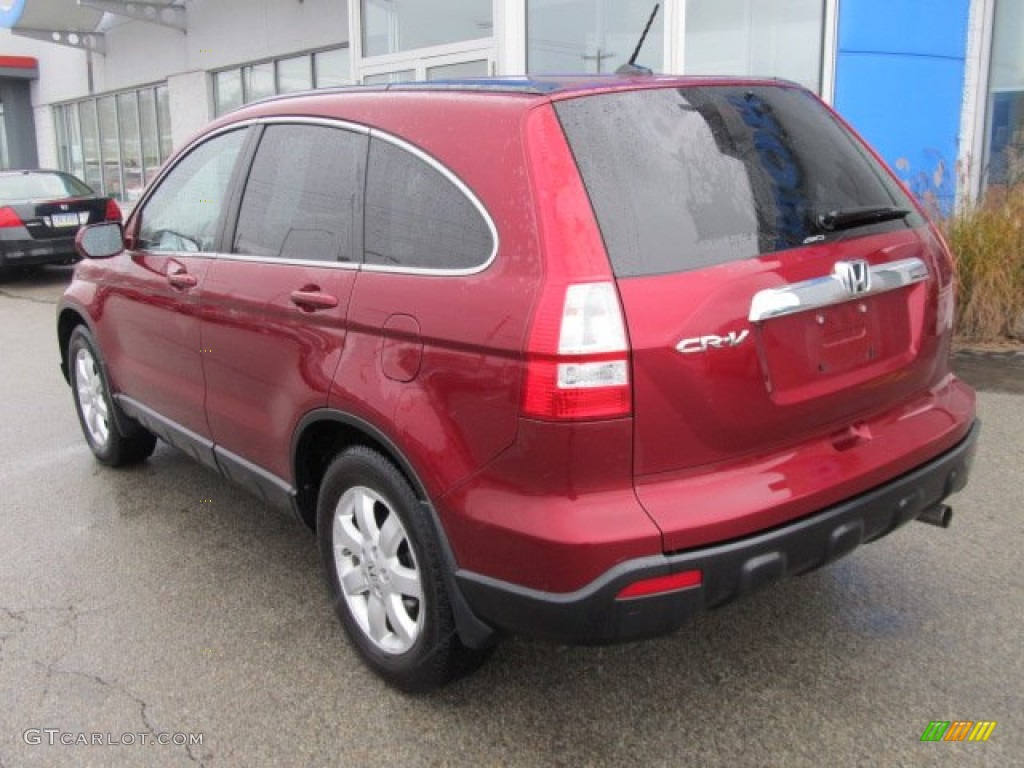 2008 CR-V EX-L 4WD - Tango Red Pearl / Ivory photo #6