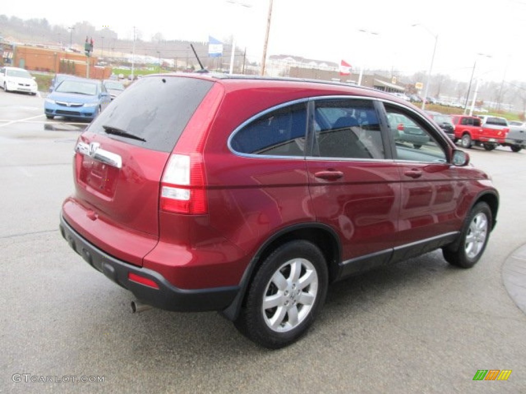 2008 CR-V EX-L 4WD - Tango Red Pearl / Ivory photo #8