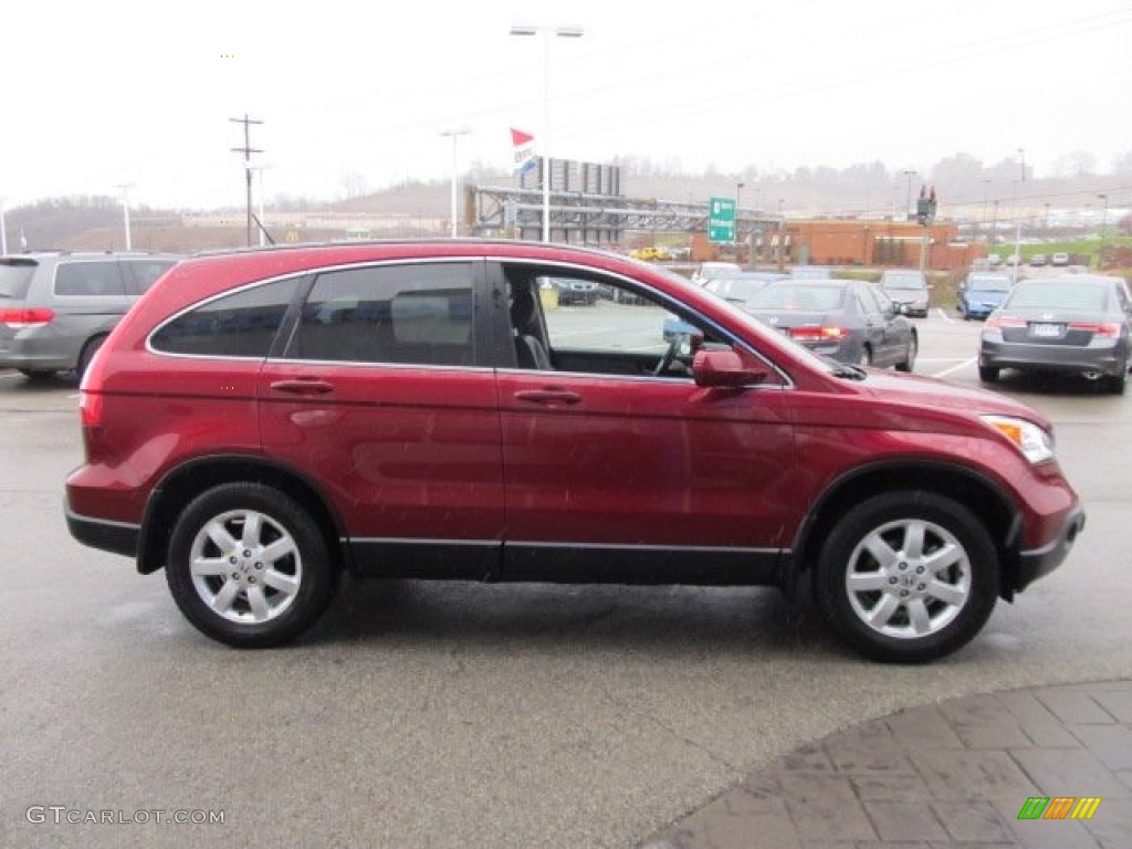 2008 CR-V EX-L 4WD - Tango Red Pearl / Ivory photo #9