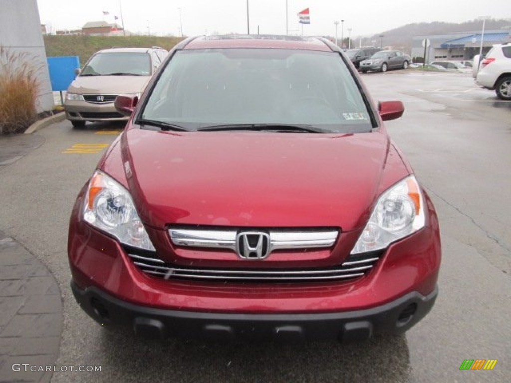 2008 CR-V EX-L 4WD - Tango Red Pearl / Ivory photo #11