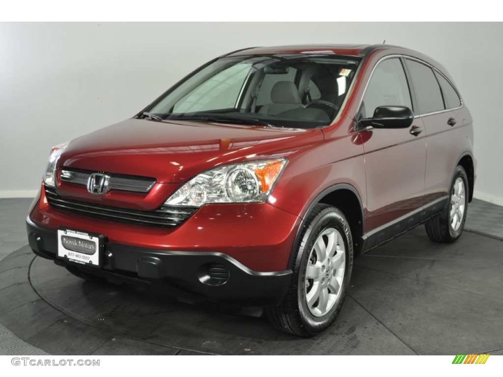 2008 CR-V EX 4WD - Tango Red Pearl / Gray photo #1