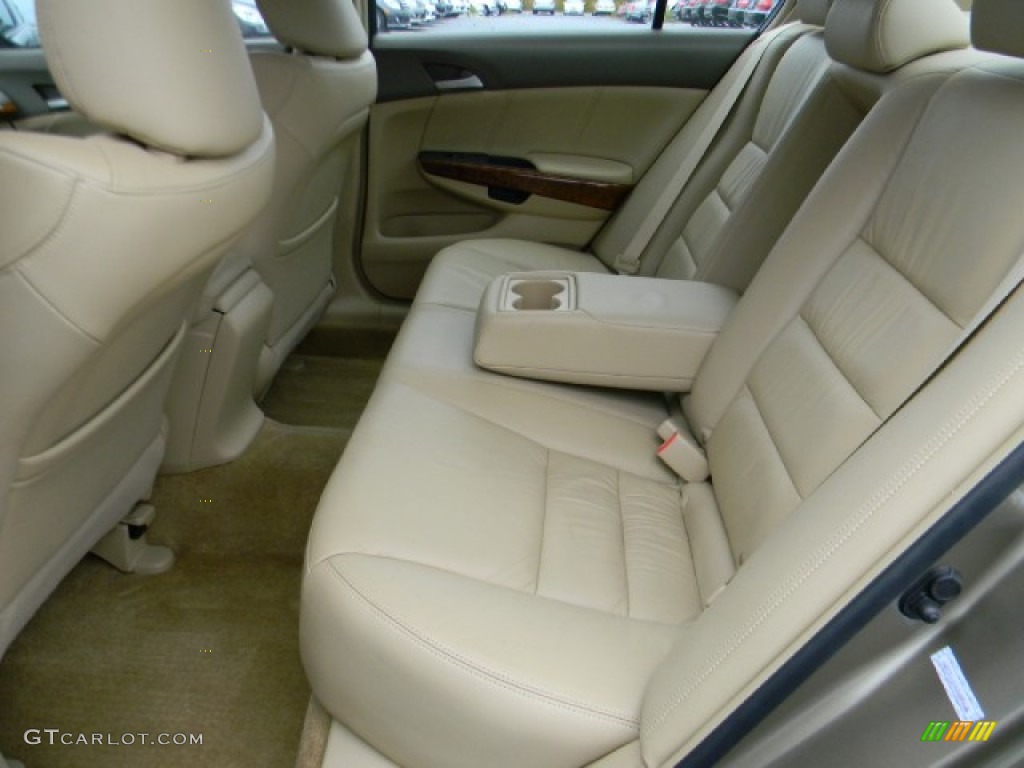 2008 Accord EX-L Sedan - Bold Beige Metallic / Ivory photo #9