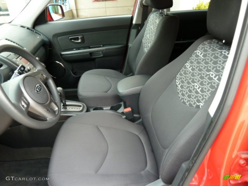 Black Soul Logo Cloth Interior 2010 Kia Soul + Photo #57210112