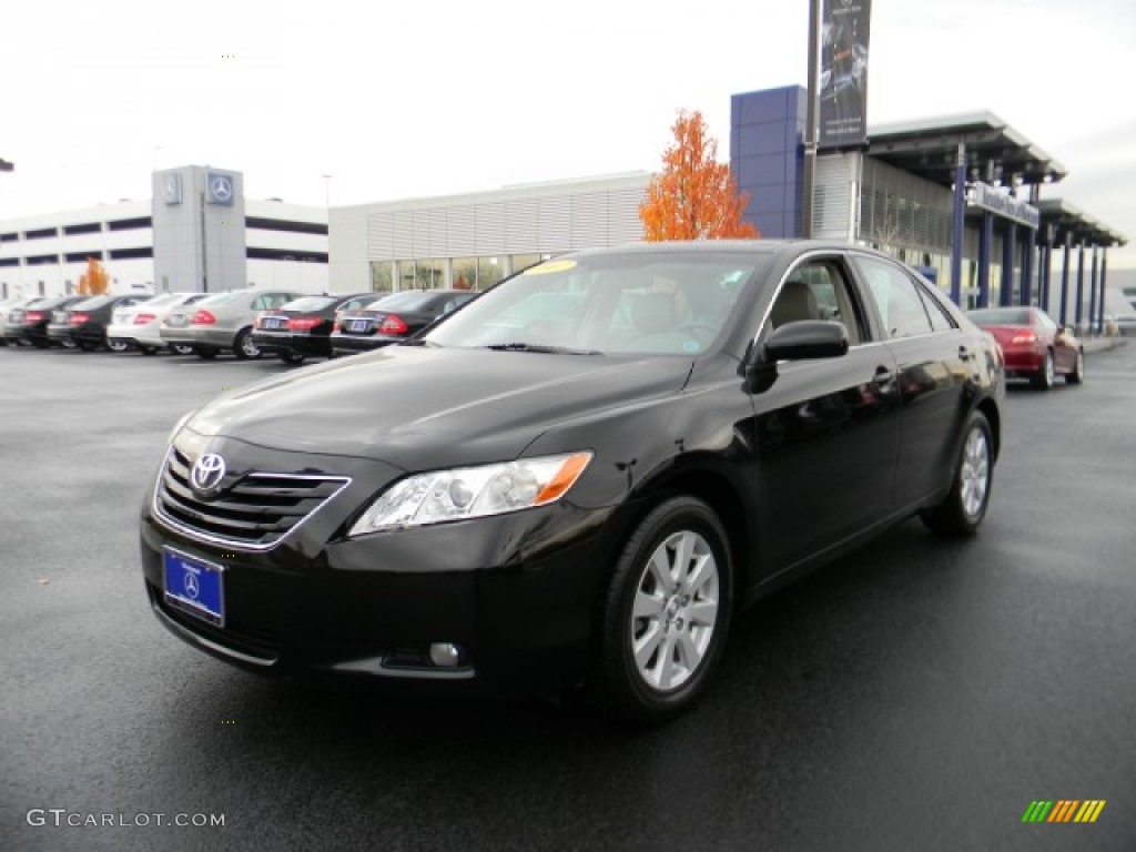 2007 Camry XLE V6 - Black / Ash photo #6