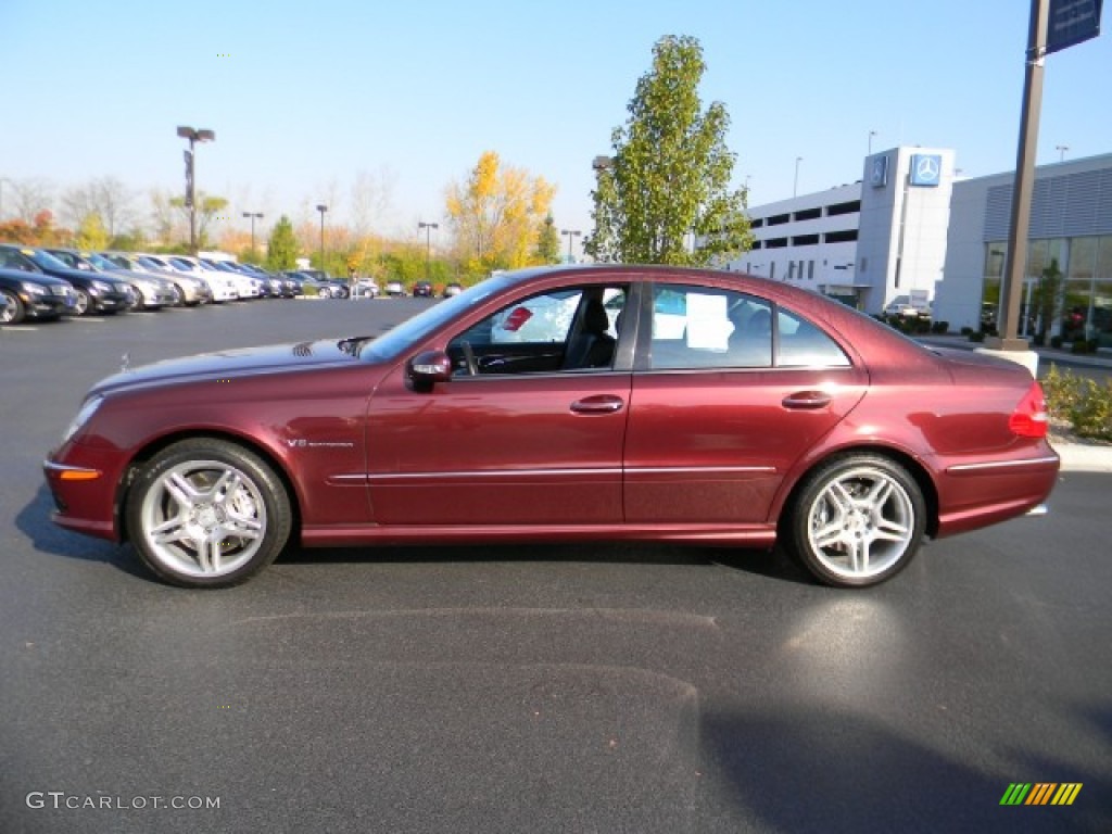 Barolo Red Metallic 2006 Mercedes-Benz E 55 AMG Sedan Exterior Photo #57211447