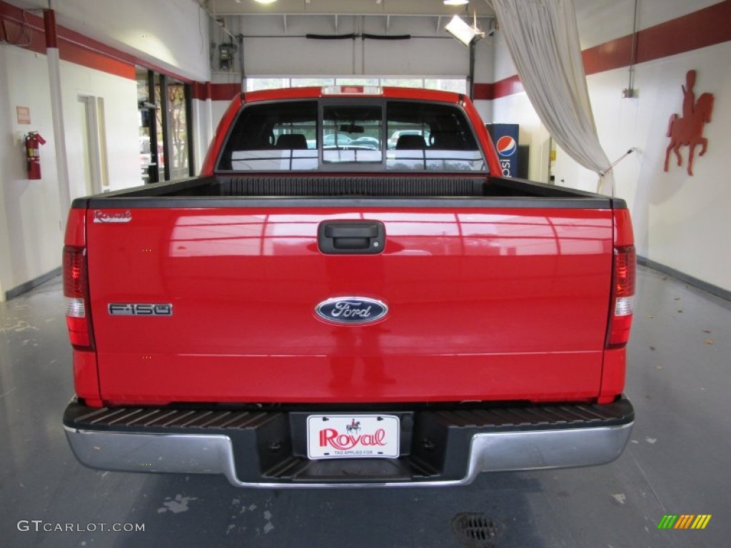 2004 F150 XLT SuperCrew - Bright Red / Tan photo #3