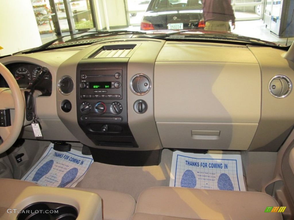 2004 F150 XLT SuperCrew - Bright Red / Tan photo #9