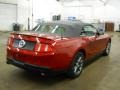 2011 Red Candy Metallic Ford Mustang V6 Premium Convertible  photo #2