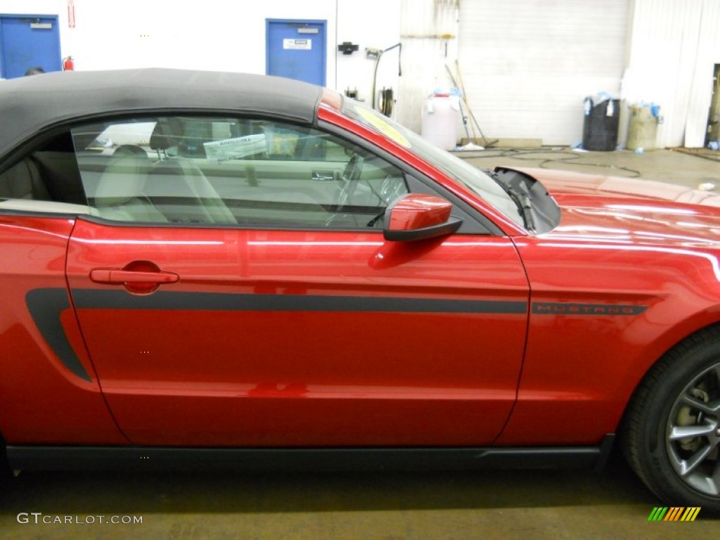 2011 Mustang V6 Premium Convertible - Red Candy Metallic / Stone photo #21