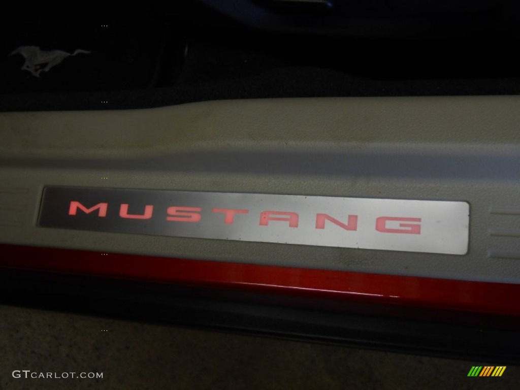 2011 Mustang V6 Premium Convertible - Red Candy Metallic / Stone photo #22