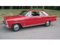 1966 Regal Red Chevrolet Chevy II Nova SS Sport Coupe  photo #10