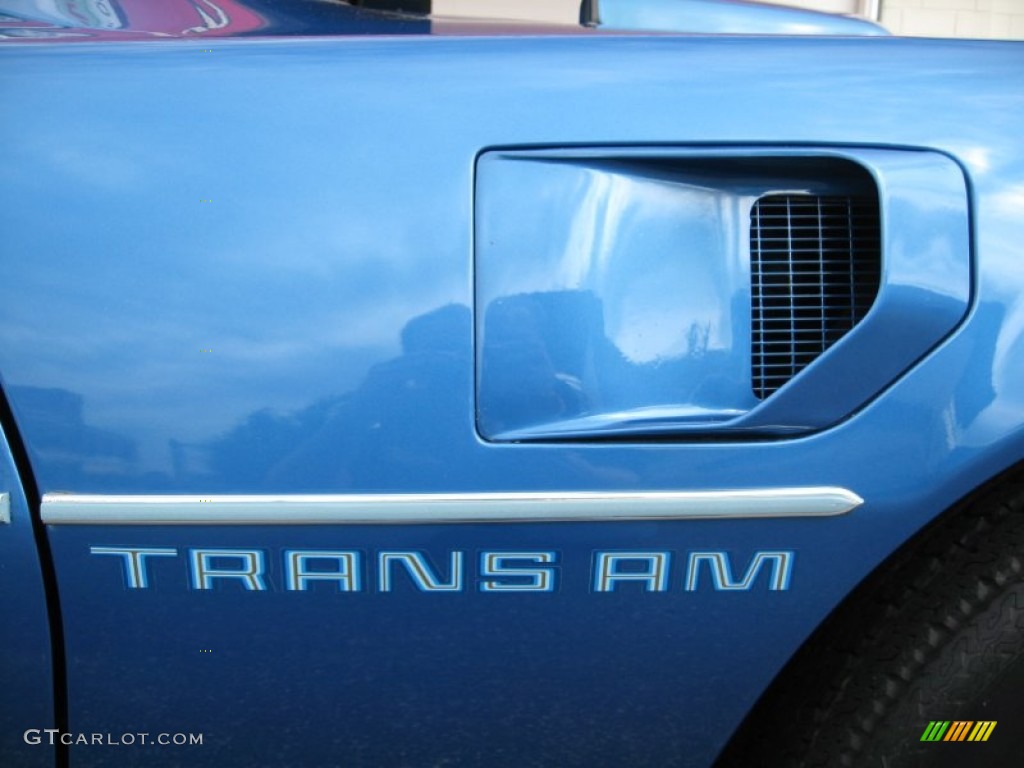 1978 Firebird Trans Am Coupe - Martinique Blue Metallic / Light Blue photo #5