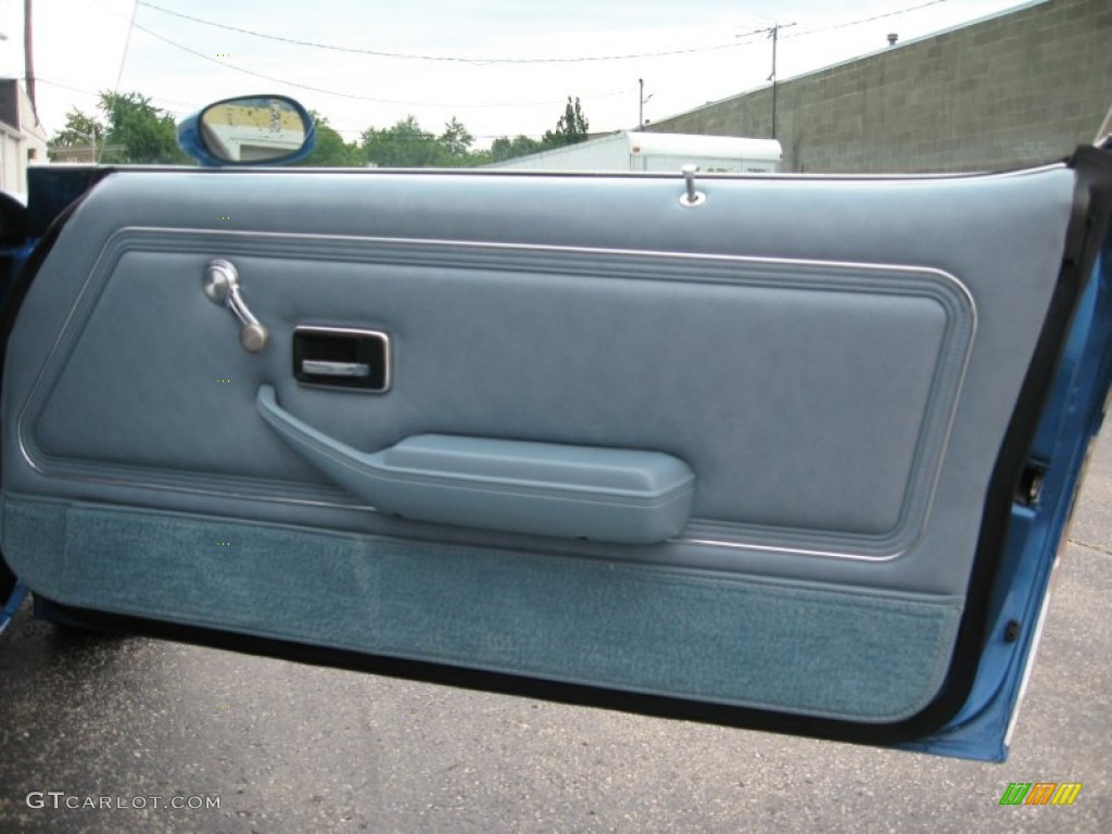 1978 Pontiac Firebird Trans Am Coupe Light Blue Door Panel Photo #57214534