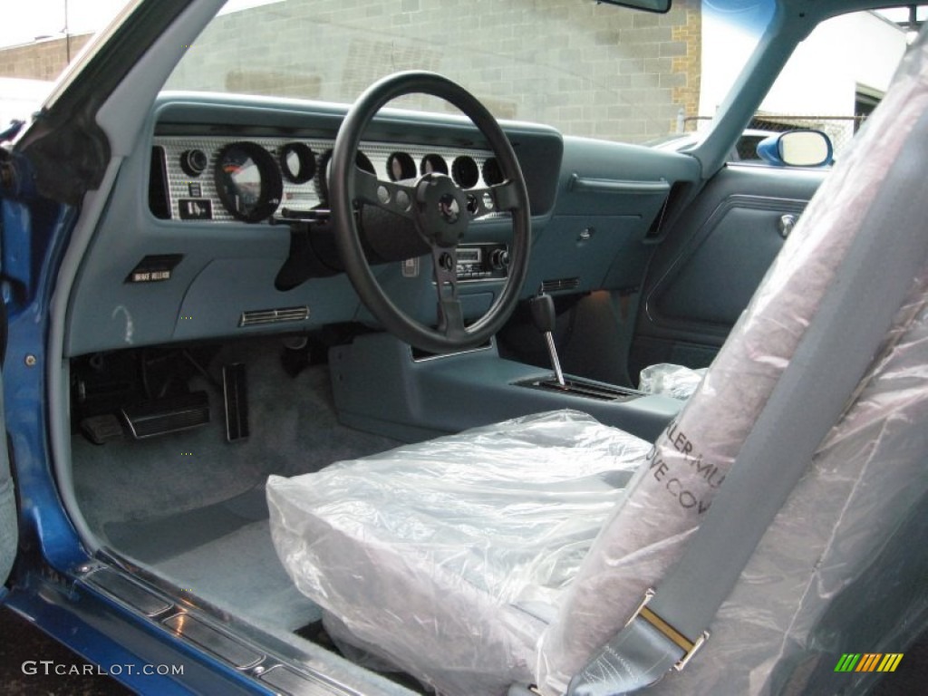 Light Blue Interior 1978 Pontiac Firebird Trans Am Coupe Photo #57214621