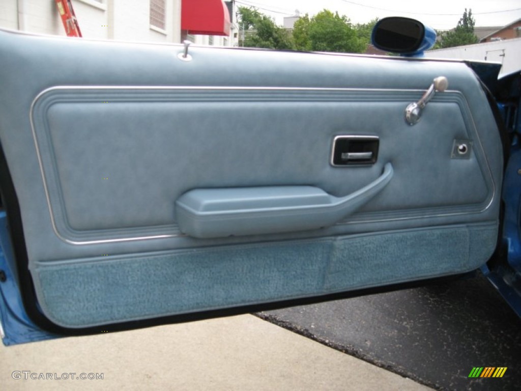 1978 Pontiac Firebird Trans Am Coupe Light Blue Door Panel Photo #57214624