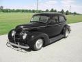 Black 1939 Ford DeLuxe Tudor Sedan Exterior