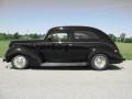 Black 1939 Ford DeLuxe Tudor Sedan Exterior