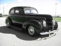 Black 1939 Ford DeLuxe Tudor Sedan Exterior