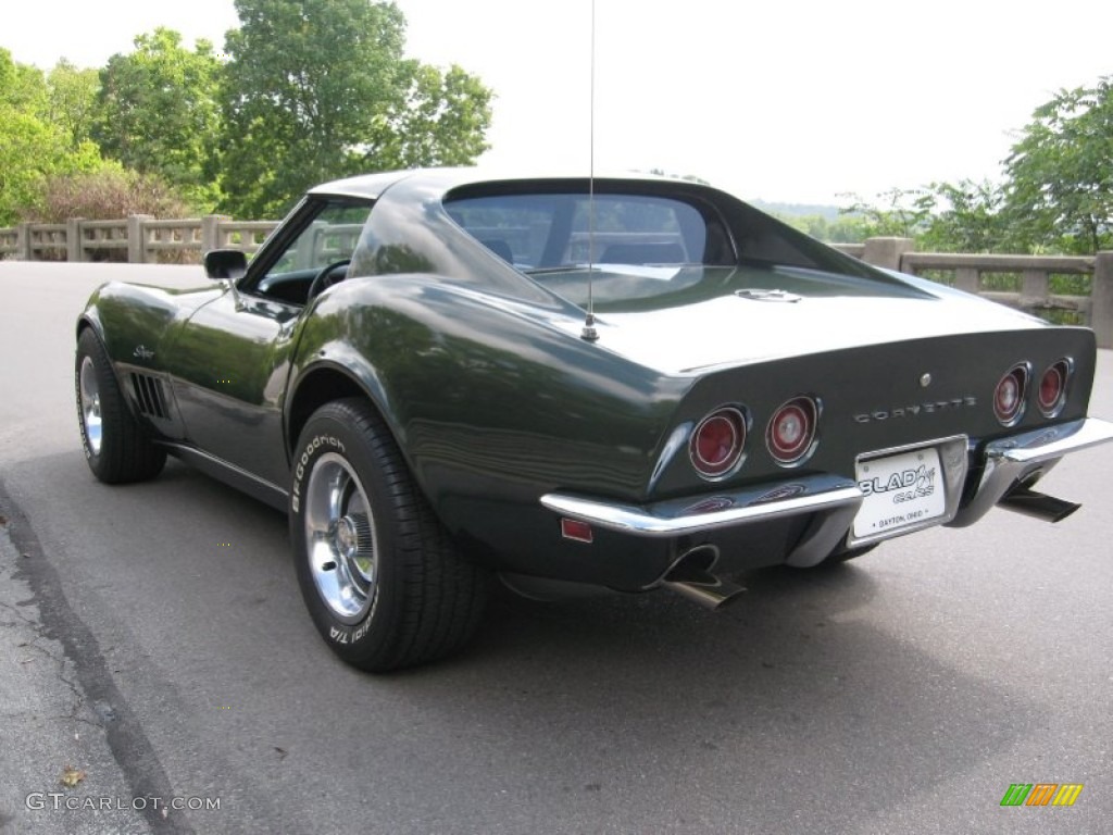 1969 Corvette Coupe - Fathom Green / Black photo #5