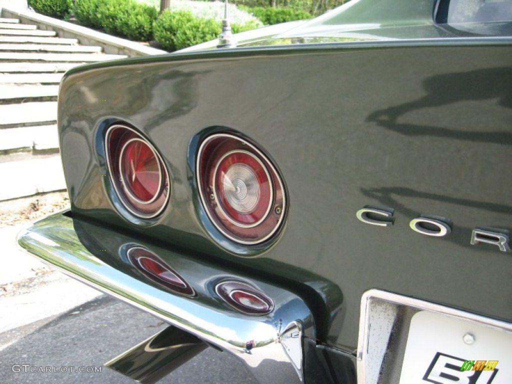 1969 Corvette Coupe - Fathom Green / Black photo #9