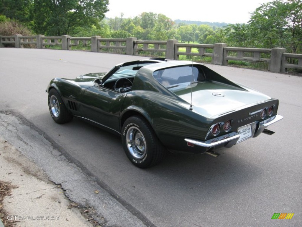 1969 Corvette Coupe - Fathom Green / Black photo #10