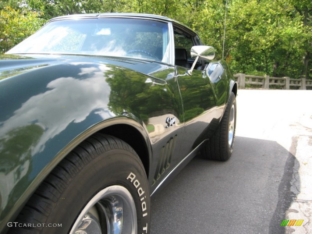 1969 Corvette Coupe - Fathom Green / Black photo #12