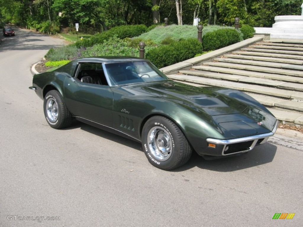 Fathom Green 1969 Chevrolet Corvette Coupe Exterior Photo #57215154