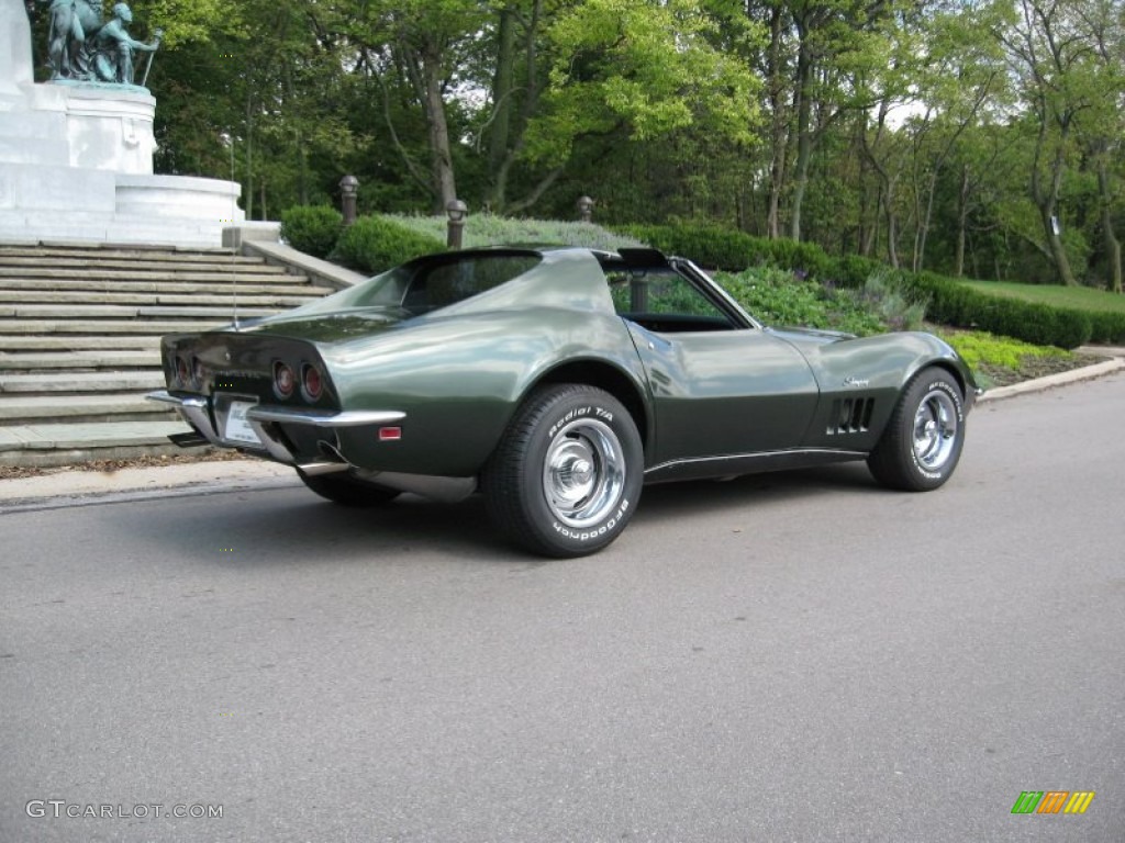 1969 Corvette Coupe - Fathom Green / Black photo #22