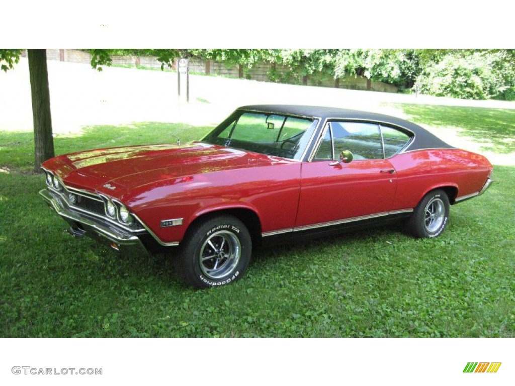 1968 Chevelle SS 396 Sport Coupe - Matador Red / White photo #3