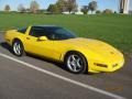 1996 Competition Yellow Chevrolet Corvette Coupe  photo #1